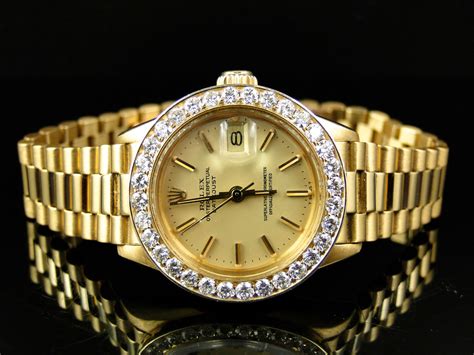 used women's gold Rolex watches